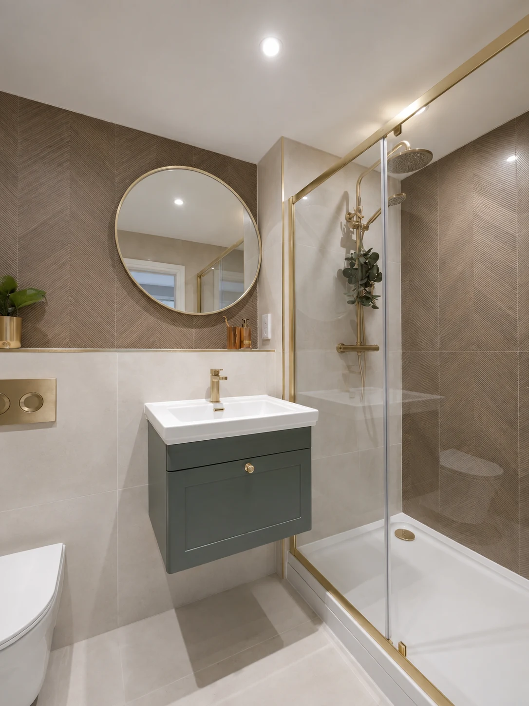 Bathroom with shower at Weavers Yard